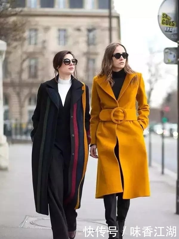 今年最火高领毛衣+大衣,才是秋冬绝配!