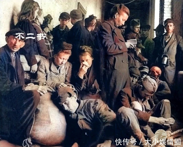 欧洲|上色老照片：二战下的欧洲难民，看看战争给他们带来的一切