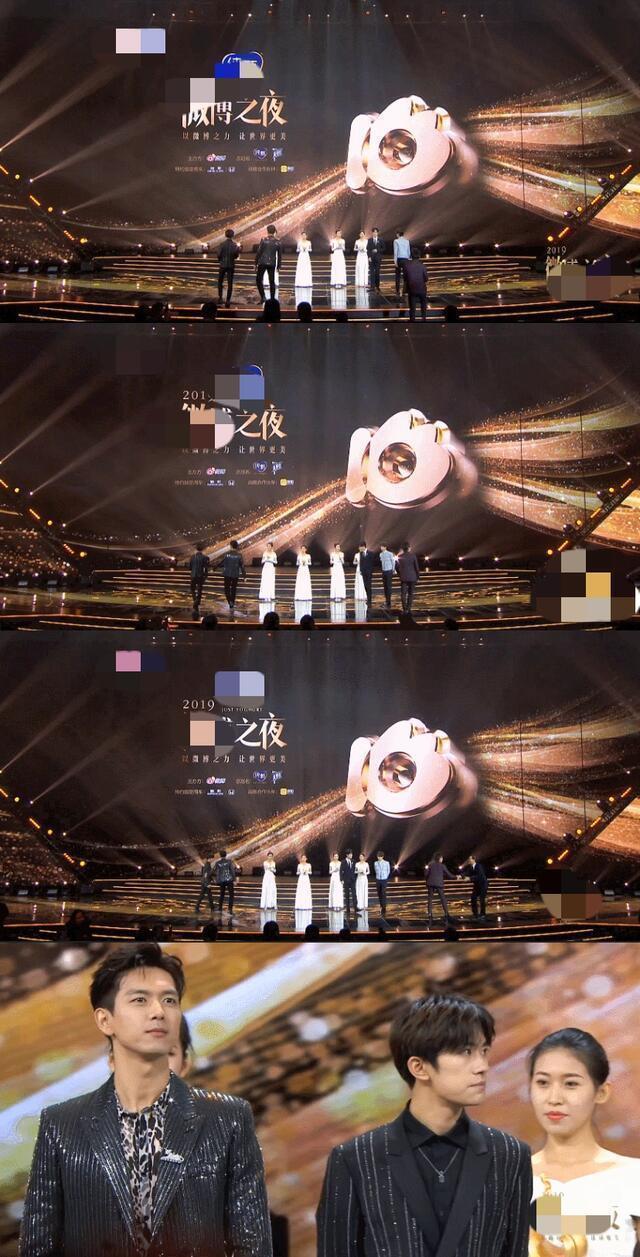 易烊千玺下台迷路，弓着身子在舞台上乱跑，撞到主持人反应太可爱