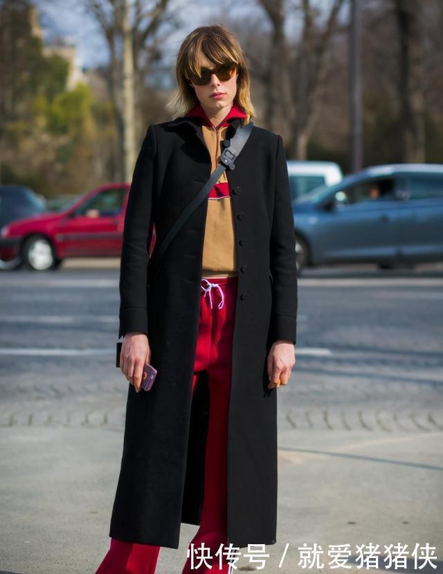 高领这样搭，时髦又个性，超气质