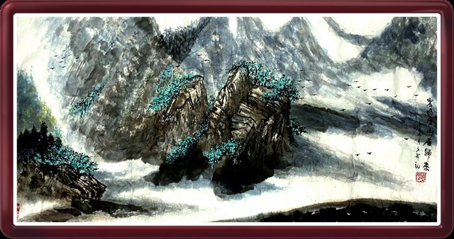 贺年@【书画贺年】蔡立新:恭祝全国人民新年快乐!