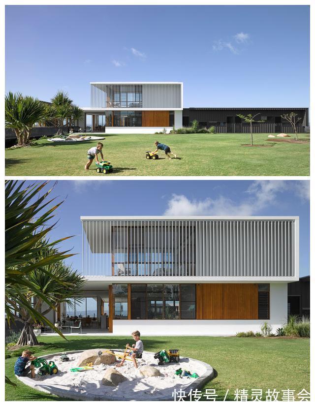 休息室|石头堆砌的别墅设计,看外观就被迷住了,大院子、游泳池一并拥有