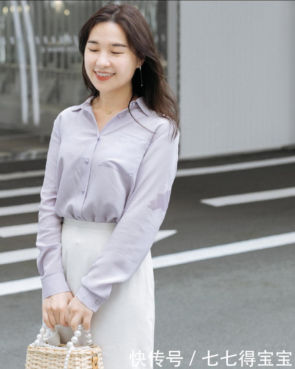小西装|穿衣有品位的女人，都擅长“衬衫+裙子”搭配法，美得优雅不费力