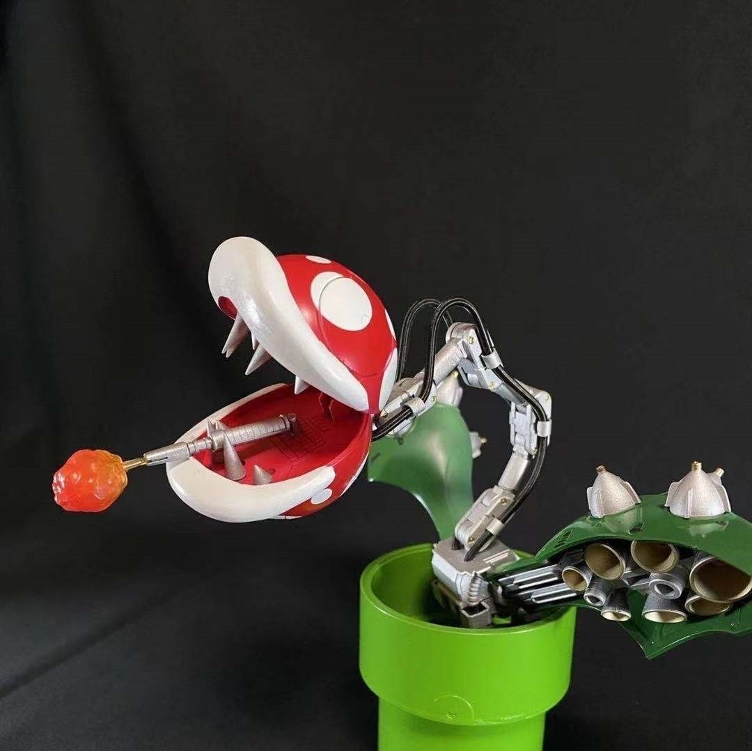 改造|马里奥与高达梦幻联动,大家能认出它们都是什么模型吗?