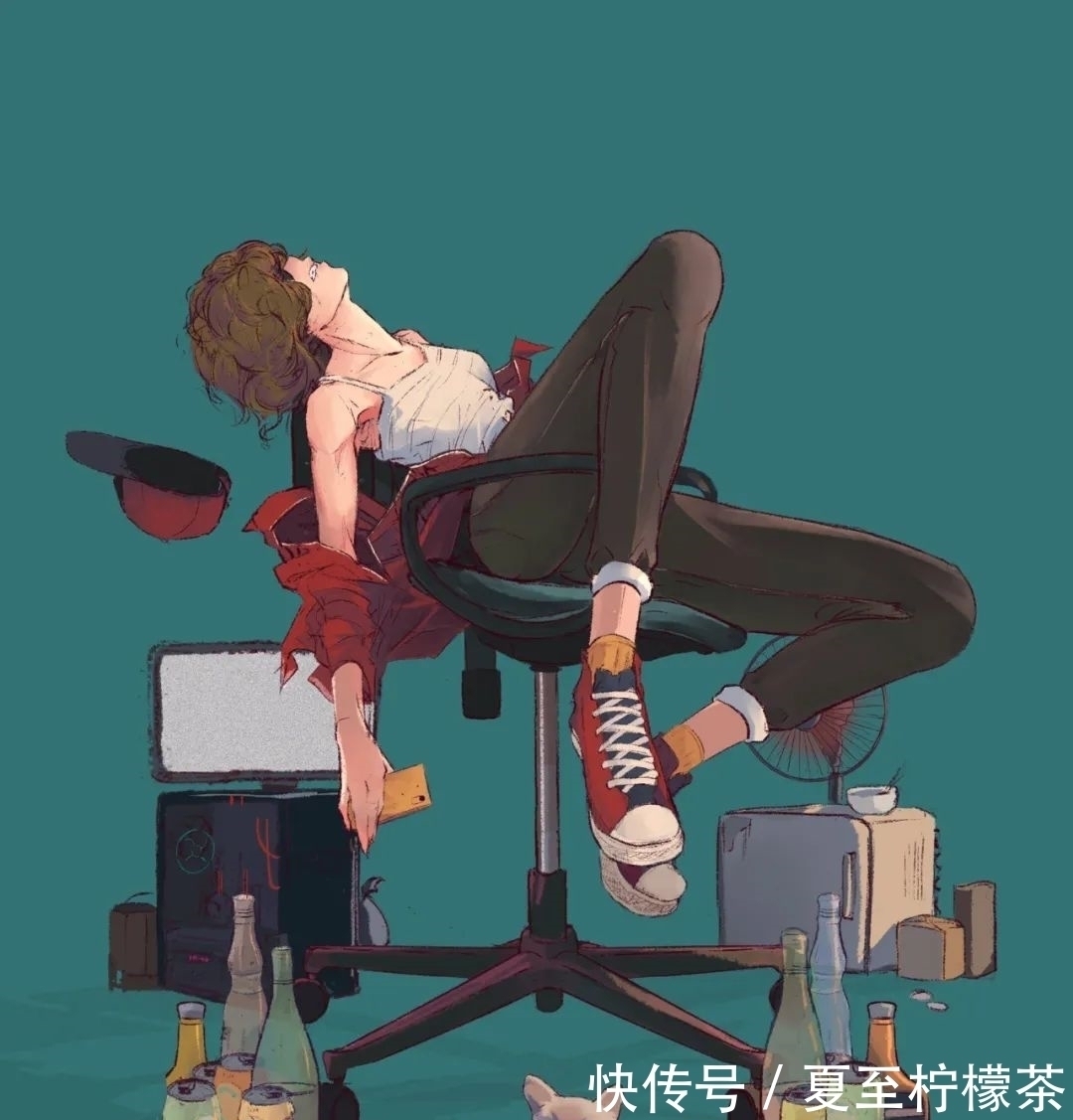 时尚风#插画师EllieMaplefox作品欣赏丨一大波甜酷头像壁纸来袭!