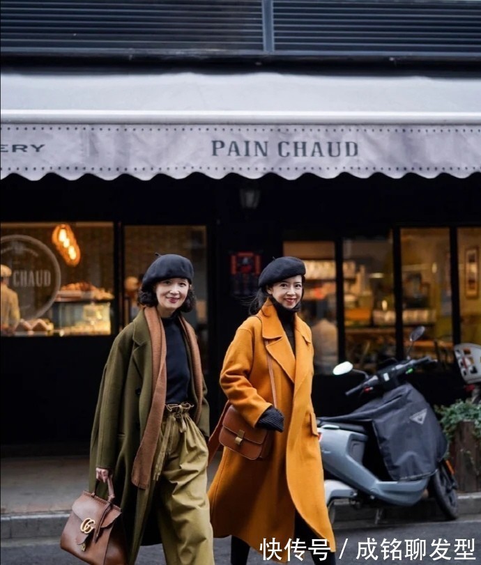 大衣 这些50岁+的阿姨真会穿搭!大方得体不做作,不仅时尚也更显气质