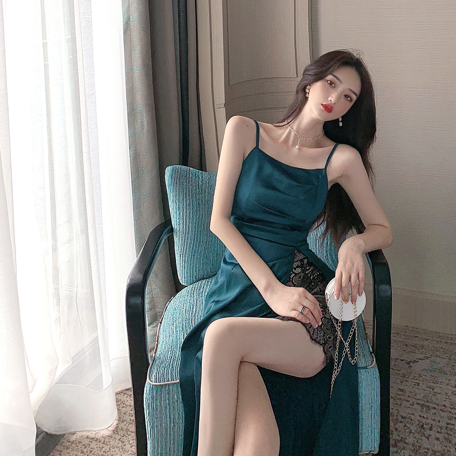 气息|温婉柔和的连衣裙, 展现出青春活力少女气息