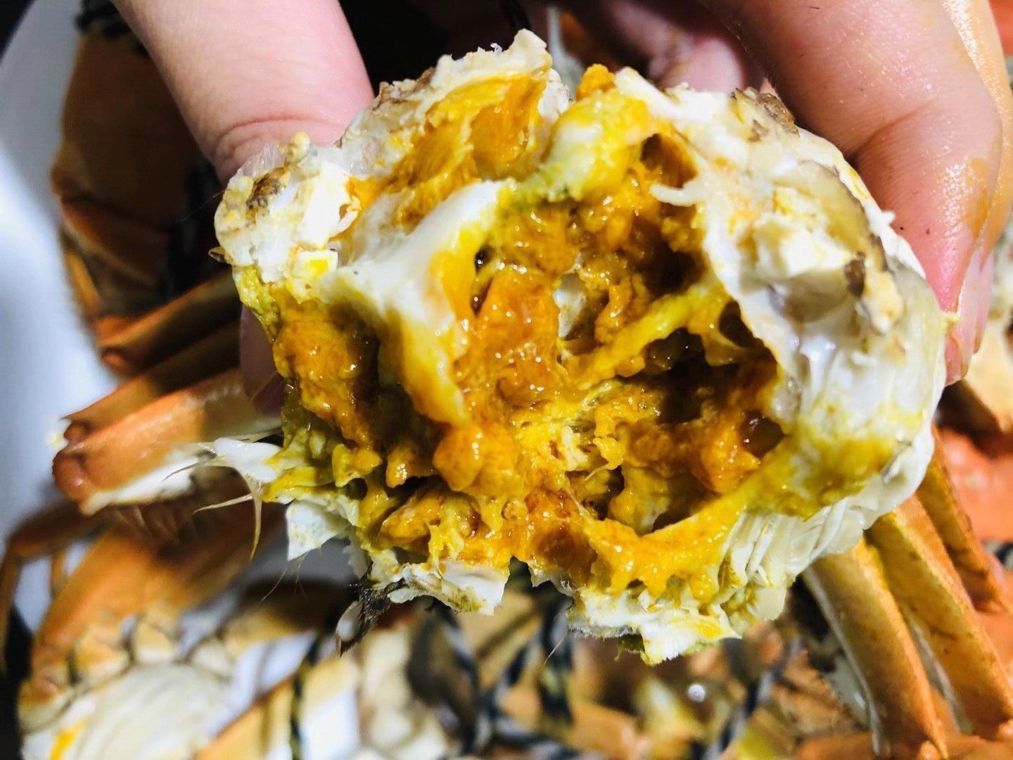 蟹黄|蒸大闸蟹时,直接上锅蒸就废了,多加这1步,蟹肉鲜嫩入味不流黄