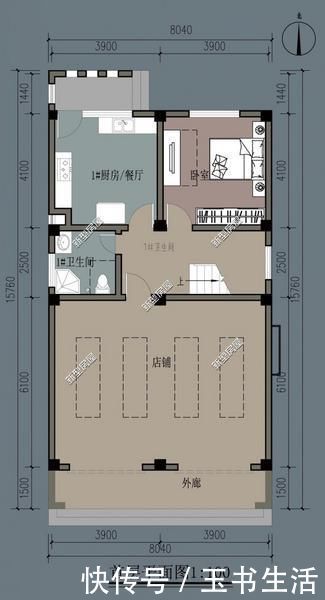 商铺|农村临街自建房,带商铺的设计才实用,第3套造价仅23万