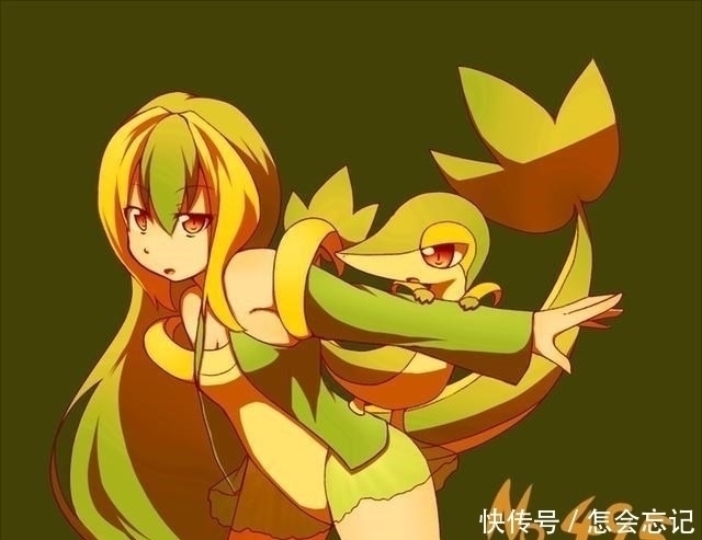 金鱼|宝可梦娘化，帕奇利兹软萌可爱，角金鱼变成了美人鱼