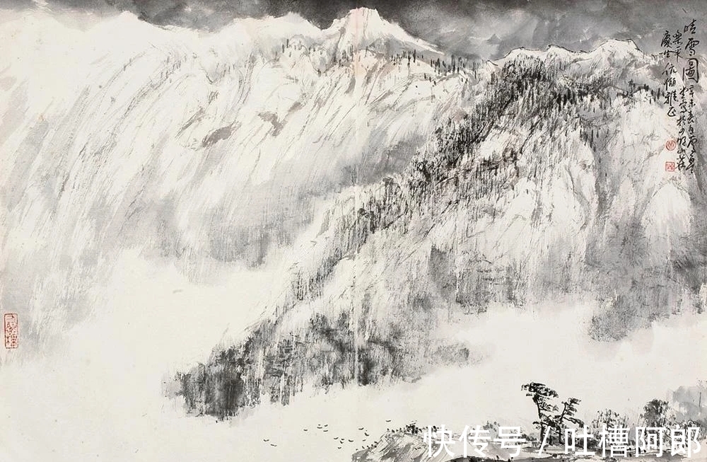 雪景&江蘇省國畫院|盧星堂雪景山水畫,雅而不俗!