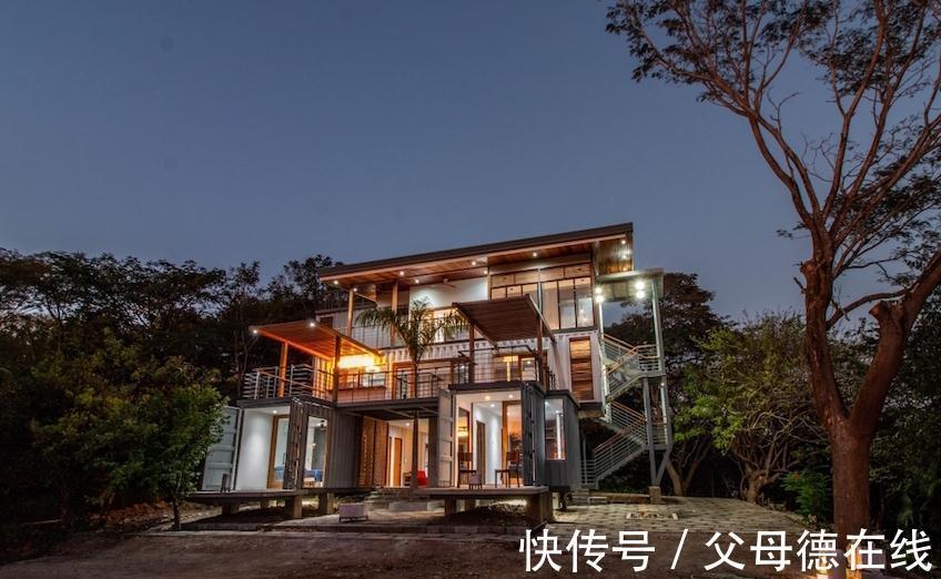 露台区|把5个货柜变135坪露台别墅,在森林中享受闲散隐居生活!