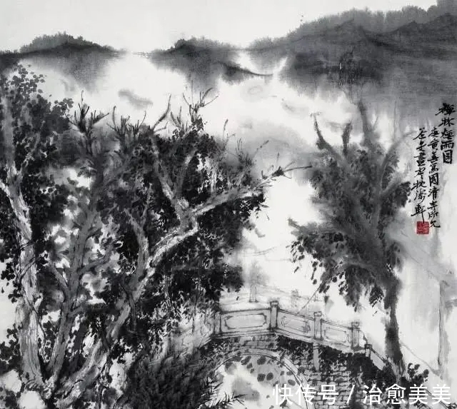 水墨!中国美院|二十多年来,他的水墨山水画影响了众多青年创作者
