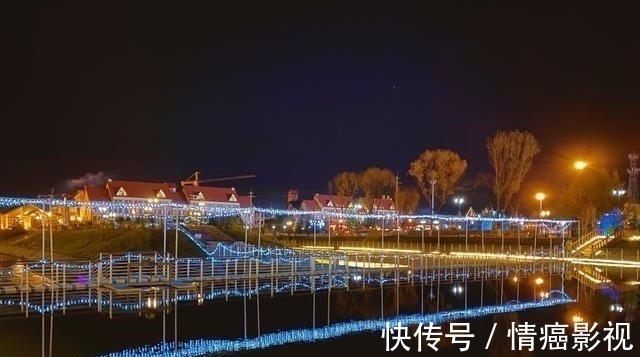 欧式|内蒙古兴安盟这座热门旅游城市，夜景太美，游客：仿佛穿越到欧洲