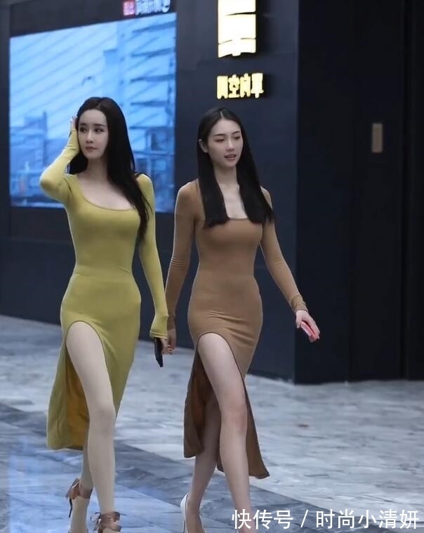 文艺女孩 有型有范的时尚长裙，映衬文艺女孩气息，不落俗套