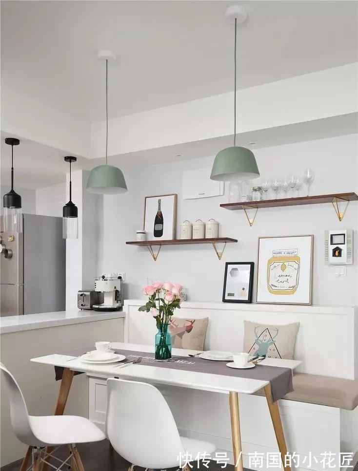 齐家|还在抱怨你家小户型餐厅不够坐?好多人都装餐厅卡座了,美观实用