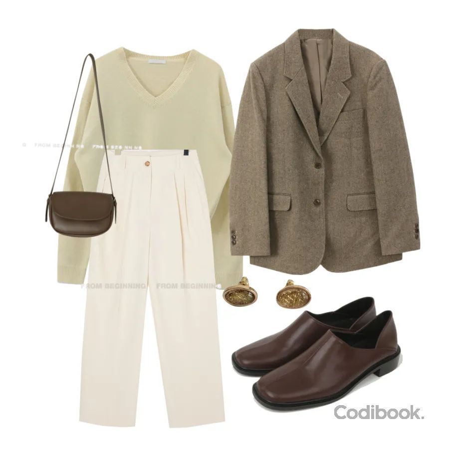 驼色系 秋冬高级色穿搭套路,谁穿谁好看!