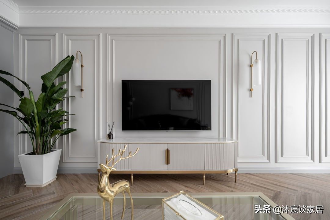 轻奢|她真的很明智,新家选择美式与轻奢结合,室内简洁优雅,太喜欢了