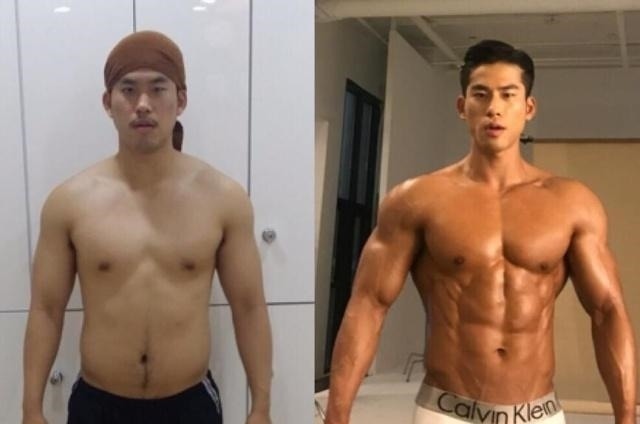 身材|健身前后同样是170斤,身材却发生大变化,网友:健身真的很重要