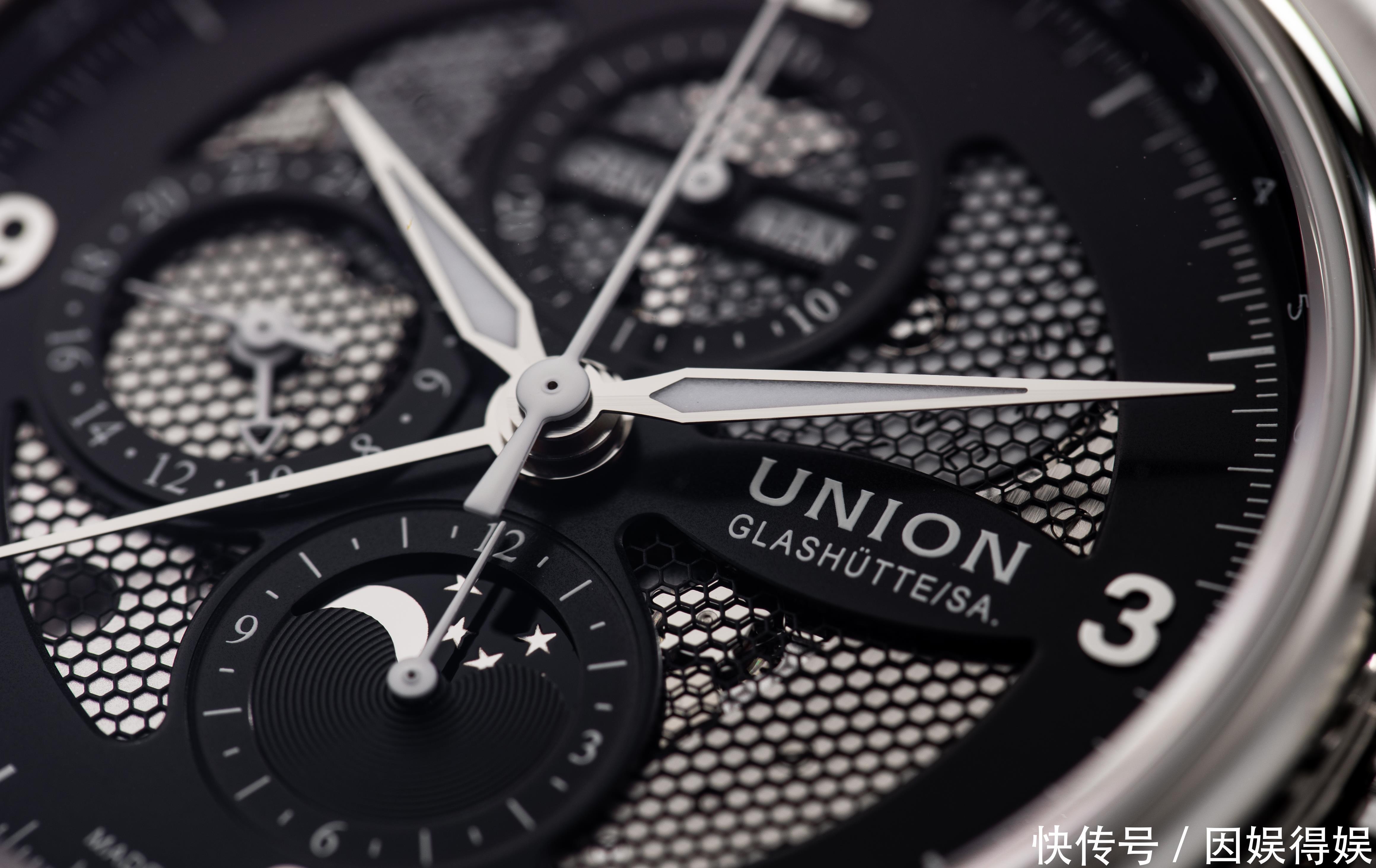 宇联表2021新款贝利士系列镂空月相腕表