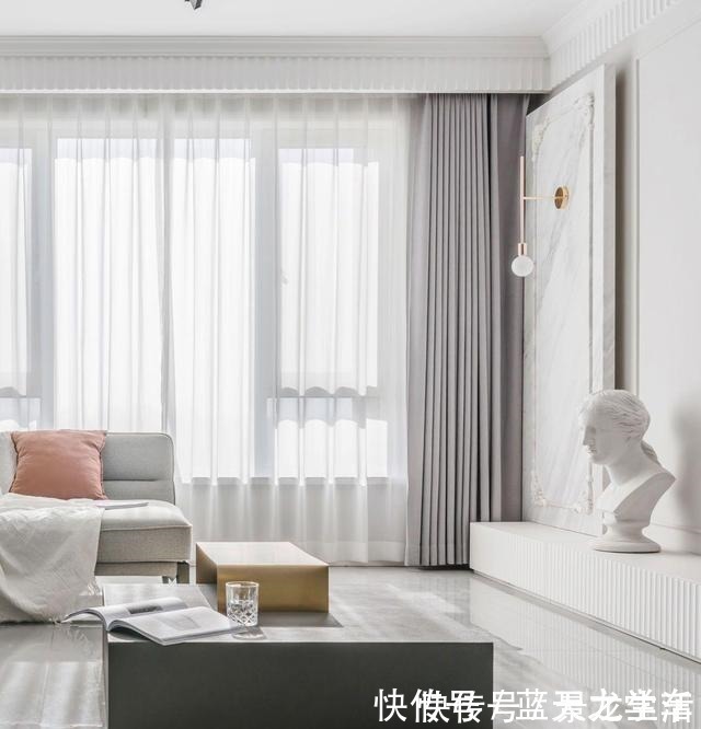 大理石板|从前并不觉得白色系装修有多好，看到这套，才发现可以这么高级！