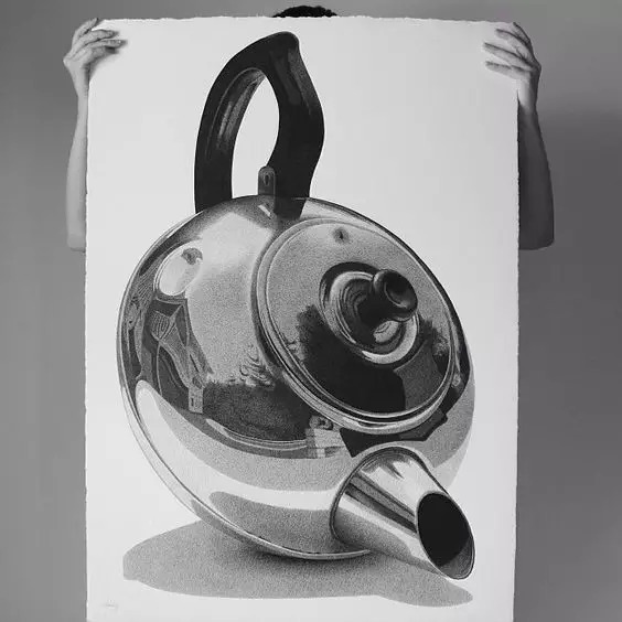 物体$成都南鹏画室小讲堂:素描的金属质感怎样表现?