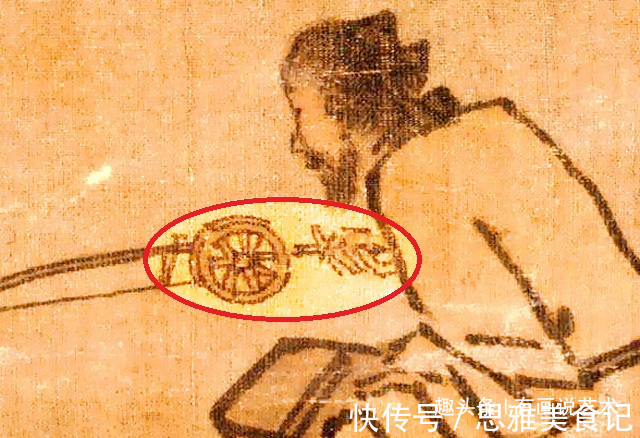 海竿&一幅千年古画,放大5倍后,发现如今最火职业