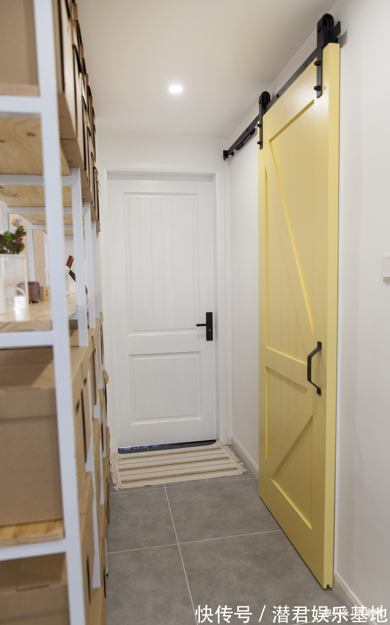 储物空间|75㎡北欧风，足够的储物空间设计，满足一家人的收纳需求！