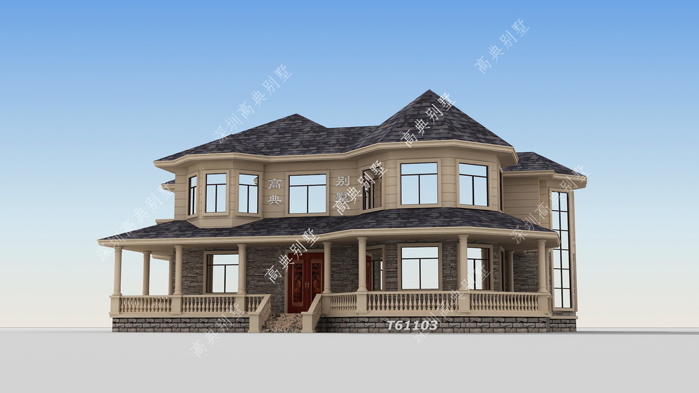 别墅|简欧小别墅,成本经济,非常适合农村自建房。