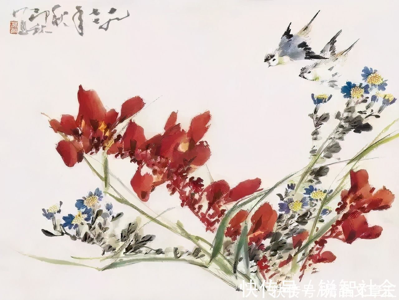 国画!学习国画写意花鸟画,你要知道这三个创作步骤