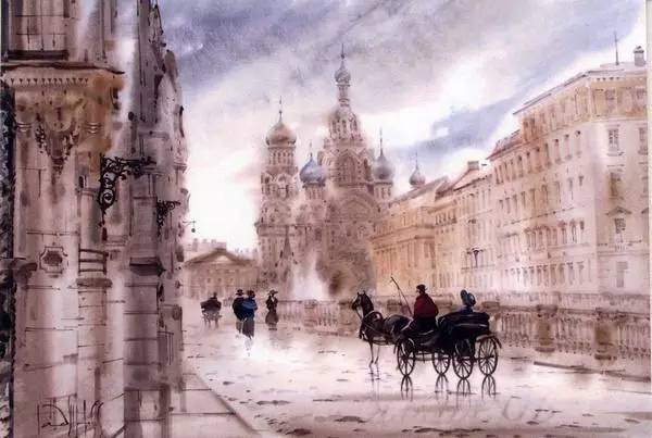 喜欢|诗一样美的俄罗斯水墨画,你也喜欢吗?