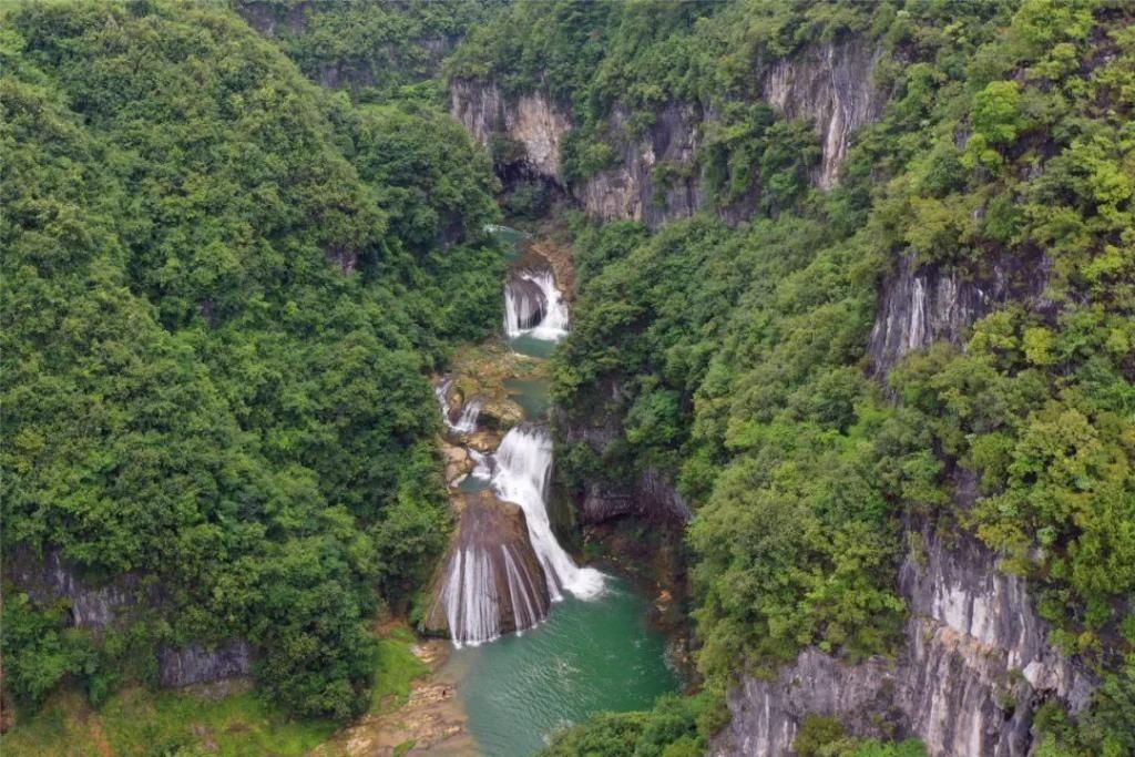 深山|清凉！遵义此地有个藏在深山的瀑布