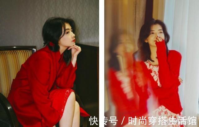 红色 春节当然要穿红色啦!记住这几种搭配技巧,快速摆脱路人感