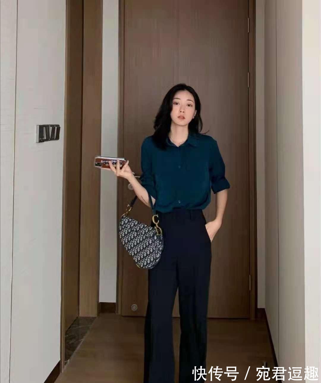 裤子|早秋衬衫搭配什么裤子好看