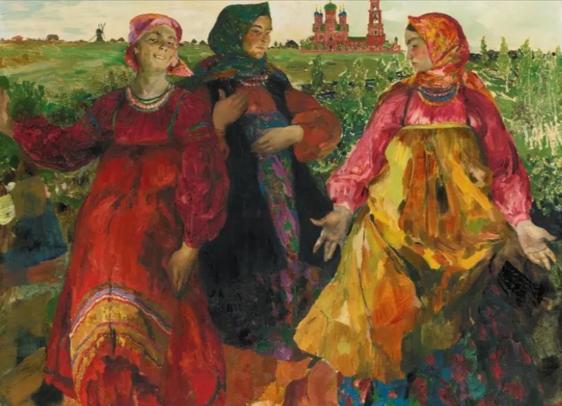 彼得堡&色彩这么艳丽,居然是列宾工作室出来的画家