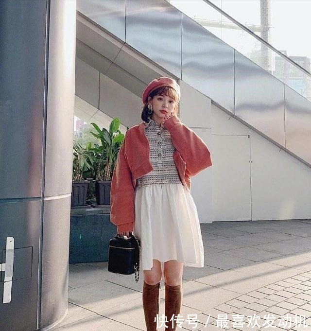 蕾丝|日本155小个子网红春季穿搭,显高显瘦又洋气,时髦温暖又甜美!