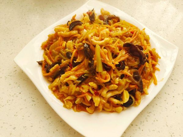 莴笋丝|鱼香肉丝