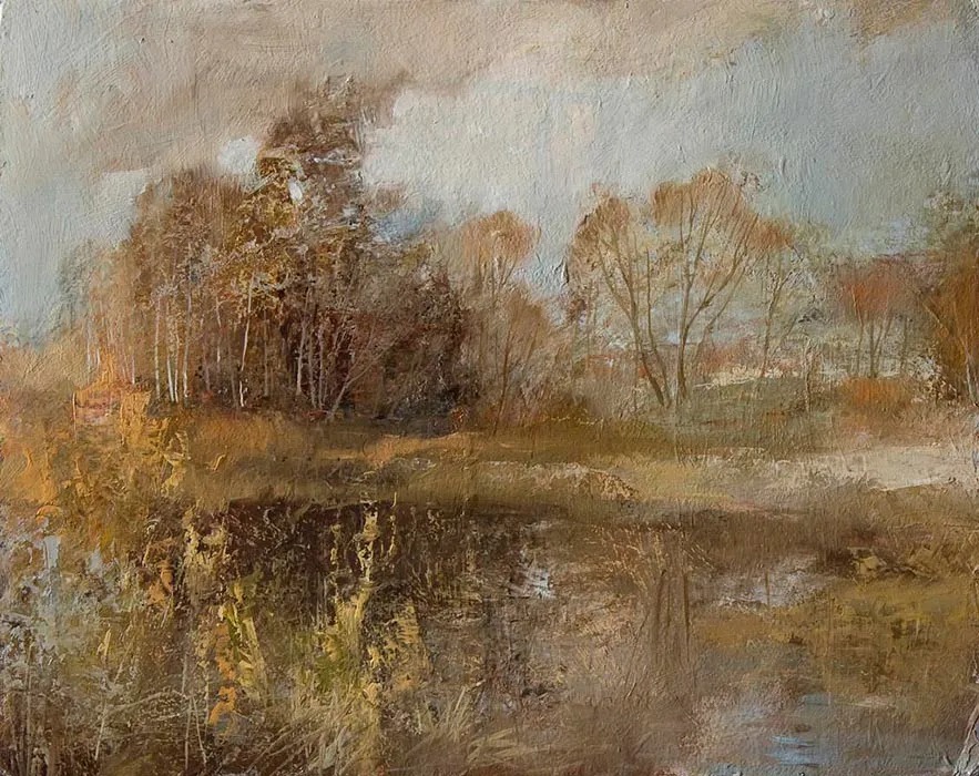 笔触@笔触率性,优雅朦胧的风景油画,迷人!