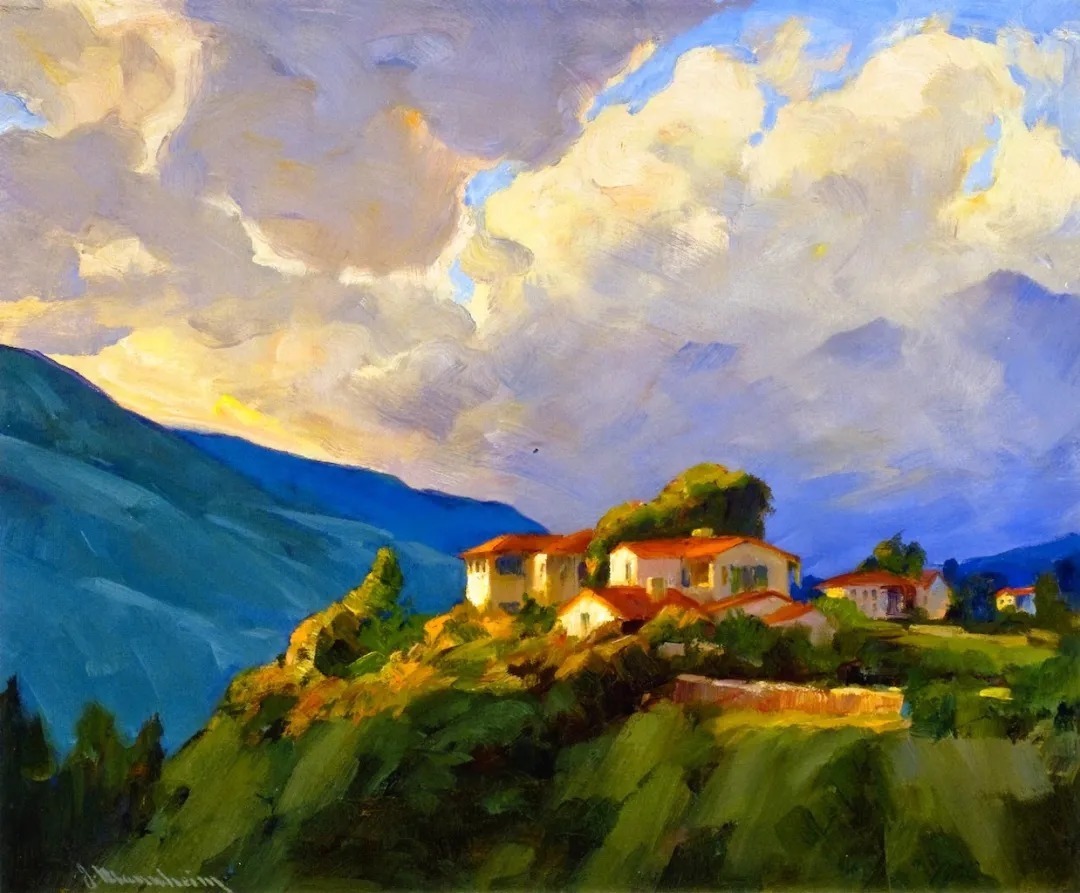 美丽&他笔下的色彩柔和、美丽浪漫,看完沉迷在他的色彩朦胧中