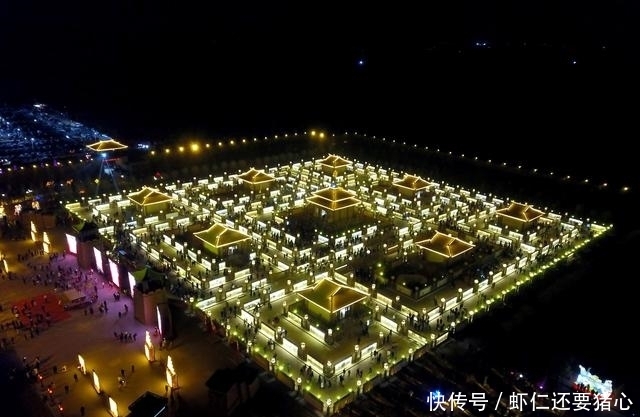 张掖甘州:千年九曲黄河灯阵亮灯 喜迎元宵佳节