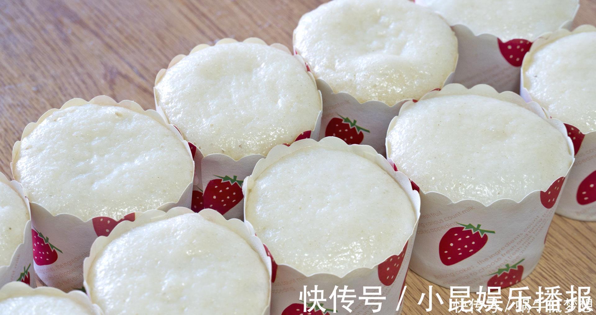 色白q弹|自制米发糕最简单的做法,不揉面,筷子搅一搅,不塌陷,色白Q弹