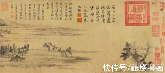 水村图#赵孟:画坛领袖