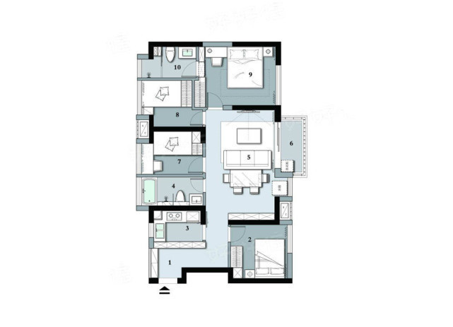 小确幸|89平灰灰的调调二居室，记录着生活中独有的小确幸