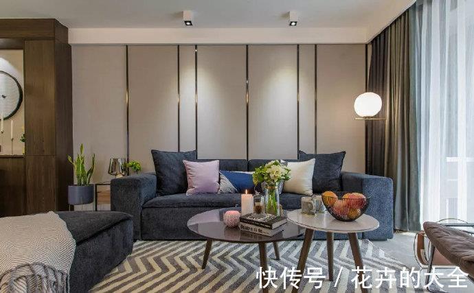 新房|晒100平米新房,全屋相当大气耐看,尤其是客厅电视墙,漂亮极了