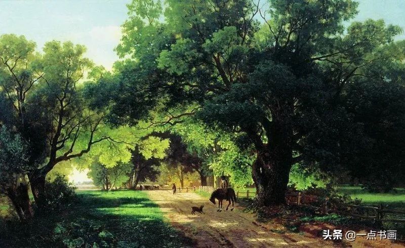 风景$光色优美的俄罗斯风景油画,如此迷人美丽