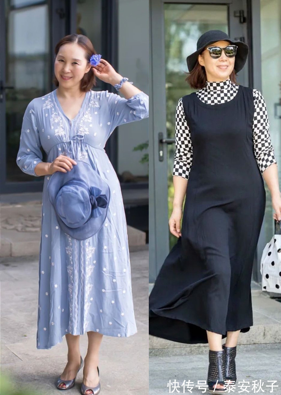 穿搭 这才是:55岁女人该有的穿搭!简约随性,凸显成熟美!