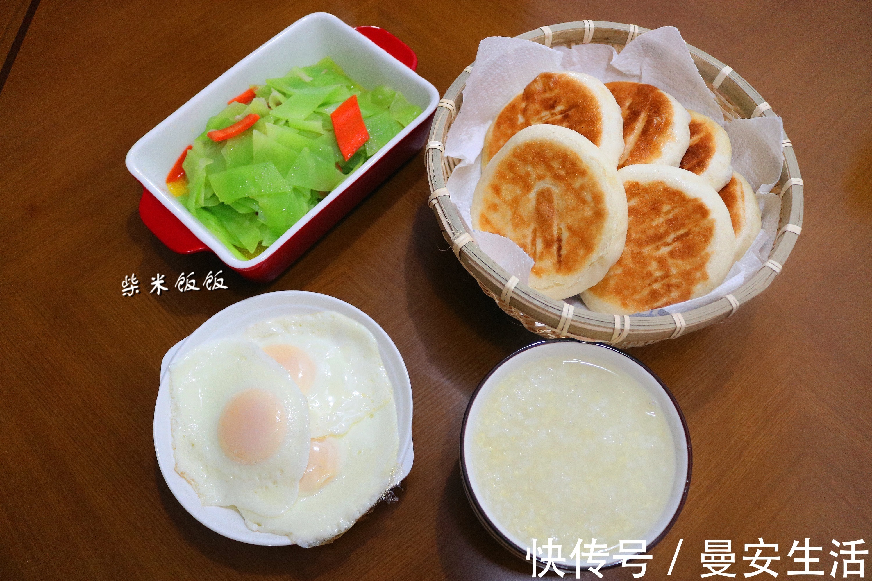 白煮鸡蛋|我家早餐特别快,20分钟全做好,有饼有粥还有菜,家人吃得香