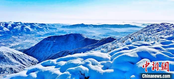 美景|春雪后的六盘山 美若山水画卷