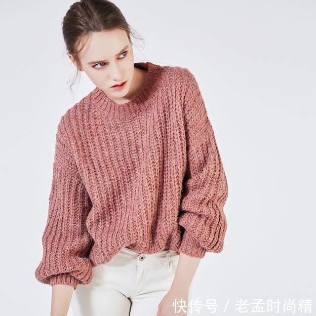 衣女 宽松套头毛衣髦显瘦,穿出你想要的美感与优雅,做冬日的气质女神