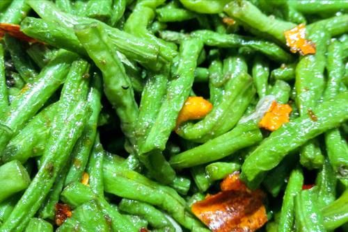 炒豆角|炒豆角,有人焯水有人过油,都不对,大厨教你一招,更易熟不发黑